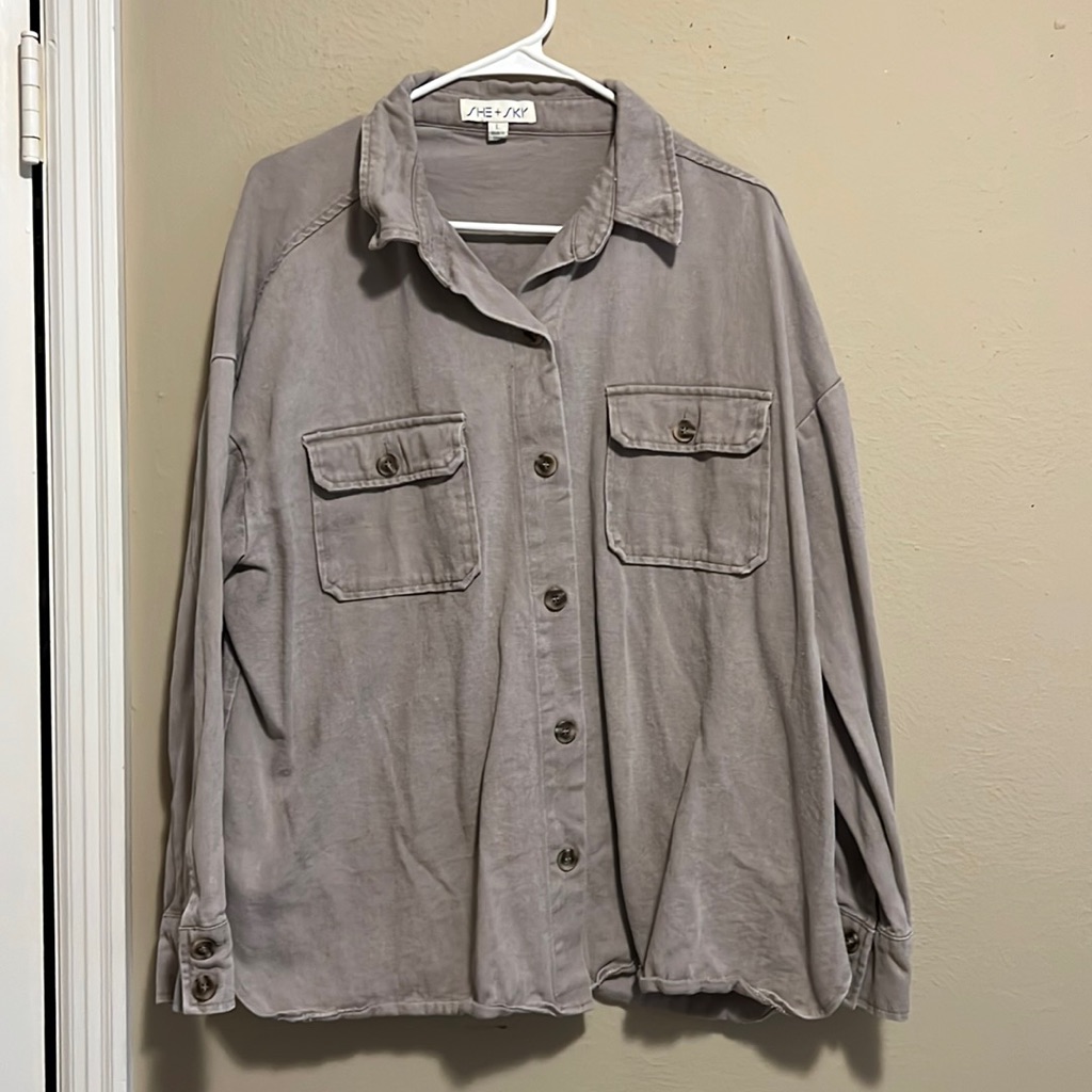 Lavender Shacket
